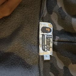 BAPE - Grey Camouflage Zip Up Jacket