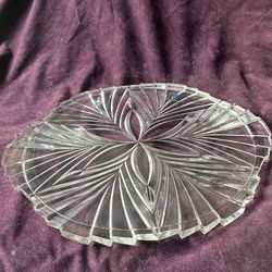 Marc Aurel Glass Cake Plate