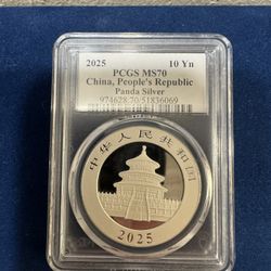 Silver Panda MS70 2025 