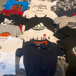 Name Brand Shirts Little Boys Size 5-6