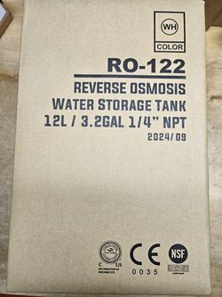PAE RO-122 Reverse Osmosis Water Storage Tank (12L / 3.2 Gal, 1/4" NPT)