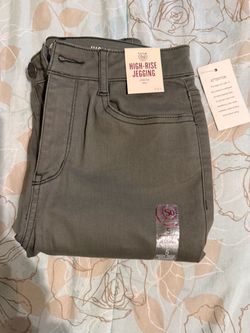 women's jeans Olive Green...