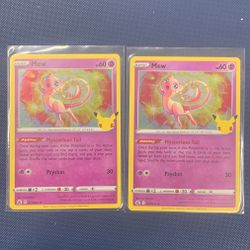 Mew - Celebrations (CLB) Pokemon Card Single