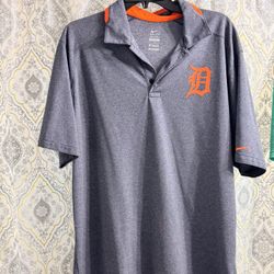Detroit Tigers Nike Dri Fit Polo