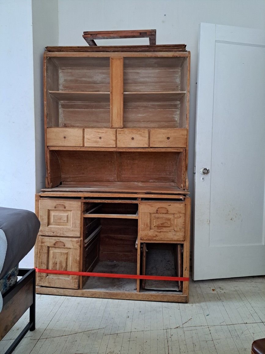 Antique Kitchen Cabinet 