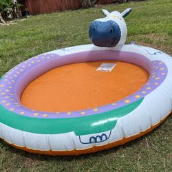 Sun Squad Hippo Spray Pool