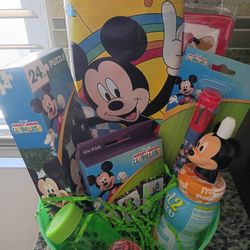 Birthday Mickey Clubhouse Basket For Unisex 