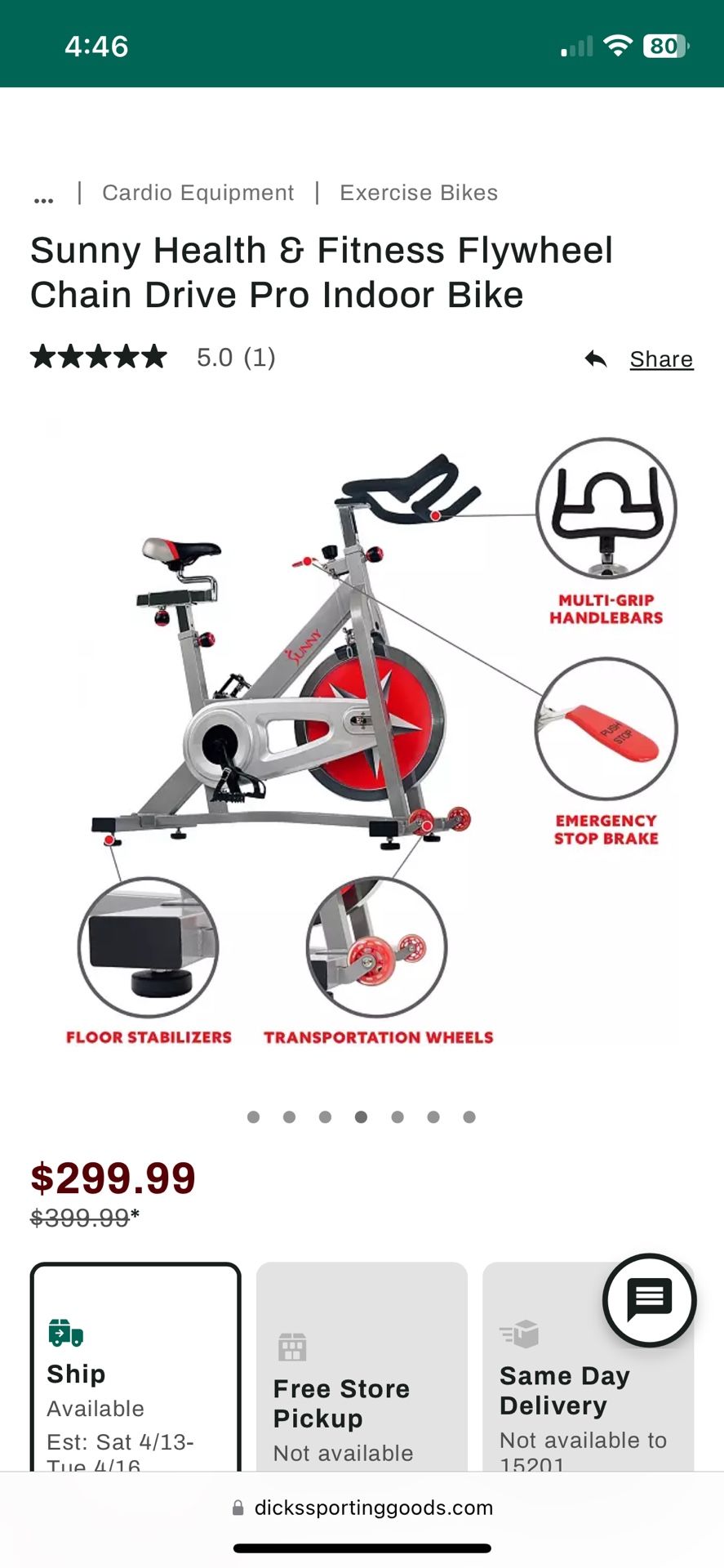 Stationary Exercise Bike 