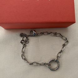 James Avery Ornate Circle Changeable Charm Bracelet