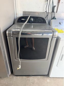 Whirlpool cabrio dryer super capacity electric gray