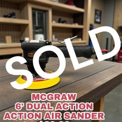 MCGRAW 6° DUAL ACTION ACTION AIR SANDER