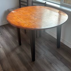 Free Wood Table And Wood Chairs 