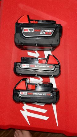 Milwaukee M18 Batteries All For $145