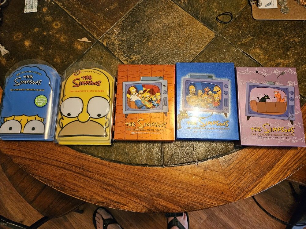 Simpsons Season 3 To 7 DVD