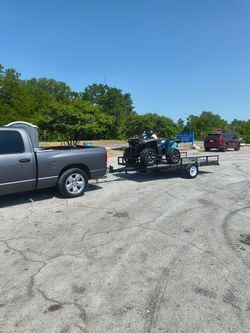 2003 Dodge ram 1500, 2023 Yamaha grizzly 700 and trailer.Title for truck bill of sale for 4 wheeler and trailer