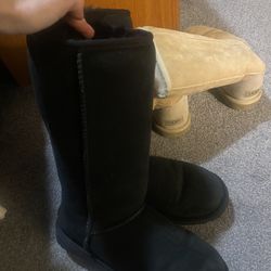 Black Ugg boots, Size 9 