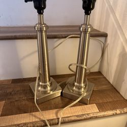 2 Lamp Bases No Shades