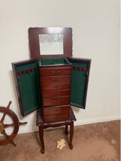 Jewelry Box with Multiple Storage Drawers