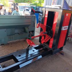 Desmontadora de llantas de tráiler 🚛, 