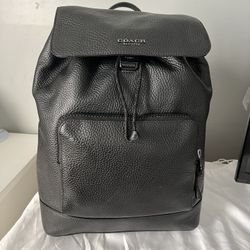 Coach Large Leather Backpack 