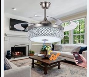 Fan chandelier