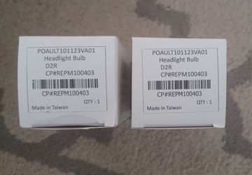 Set of 2 Headlight Bulbs -35W 6000K