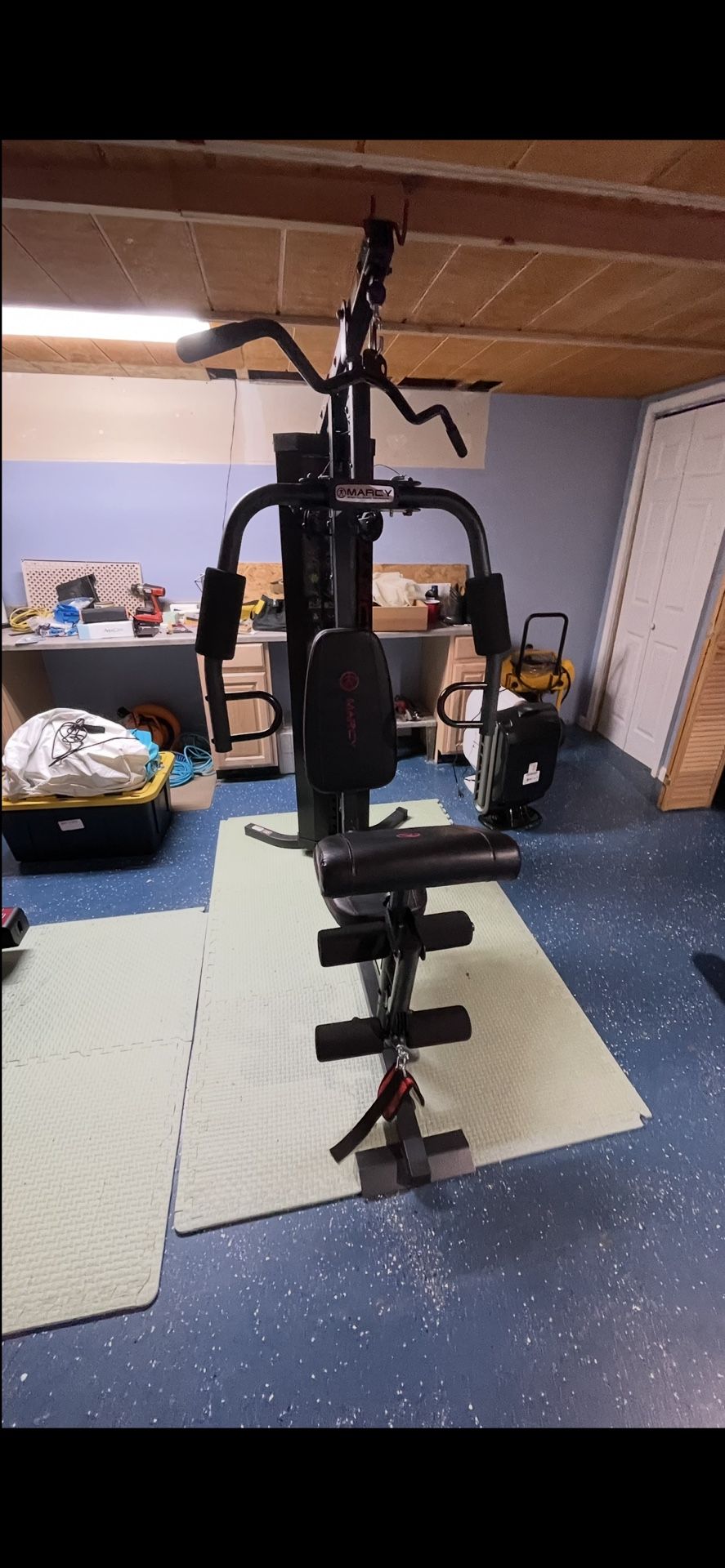 πͺ Like-New Marcy Multifunction Steel Home Gym β 150lb Stack, Full-Body Strength Trainer! πͺ