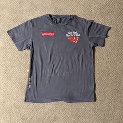 medium gray shoe palace x monopoly graphic t shirt