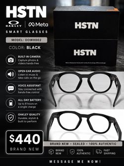 OAKLEY META GLASSES SMART 4k HSTN OOW8002