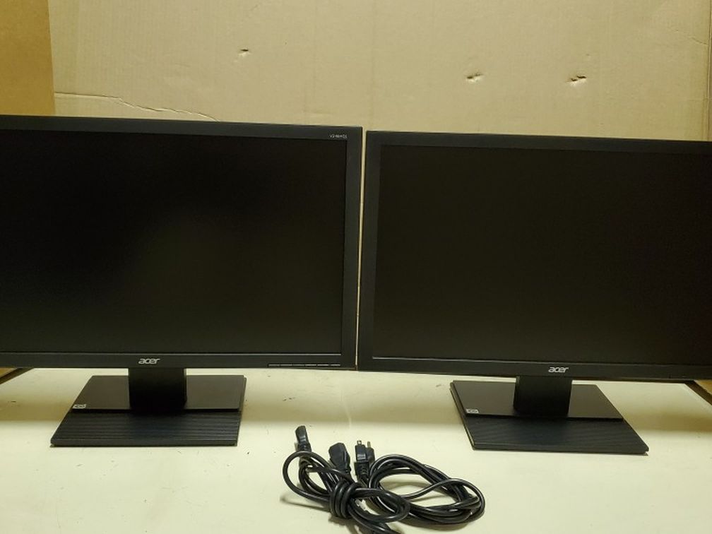 2x Acer 24" Full HD LCD display 1920 x 1080, HDMI