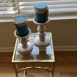 Table With Candle Holders 