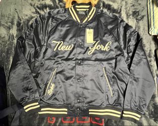 POLO RALPH LAUREN Men's MLB Collection Yankees NY Satin Jacket