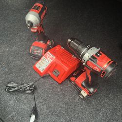 🔴 Milwaukee M18 Kit – Drill, Impact Driver & Charger (With Batteries Included) 🔴