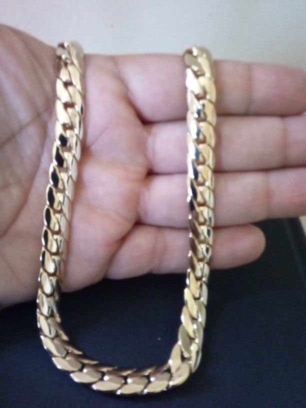 Gold 18k Plated Necklace Chain