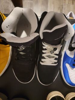 Jordan 5 Black/White Size 9.5 Men