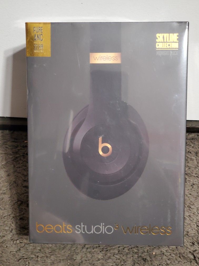 Midnight Black Beats Studio 3 Headphones