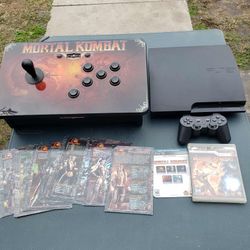 Mortal Kombat Arcade Station Plus PS3 Slim 500GB is $380! Or Station & Xbox One S 1000GB $430 or Jailbreak PS4 9.0 With Station is $500!.. Trade & cas