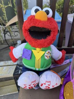 Elmo Ready For School Elmo Playskool Steps to School Hasbro EUC Sings Works