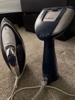 Conair Handheld Garment Steamer + BLACK+DECKER Steam Iron – 2-Piece Set