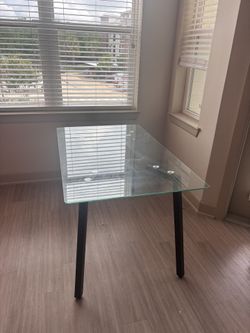 Glass Table, No Chairs