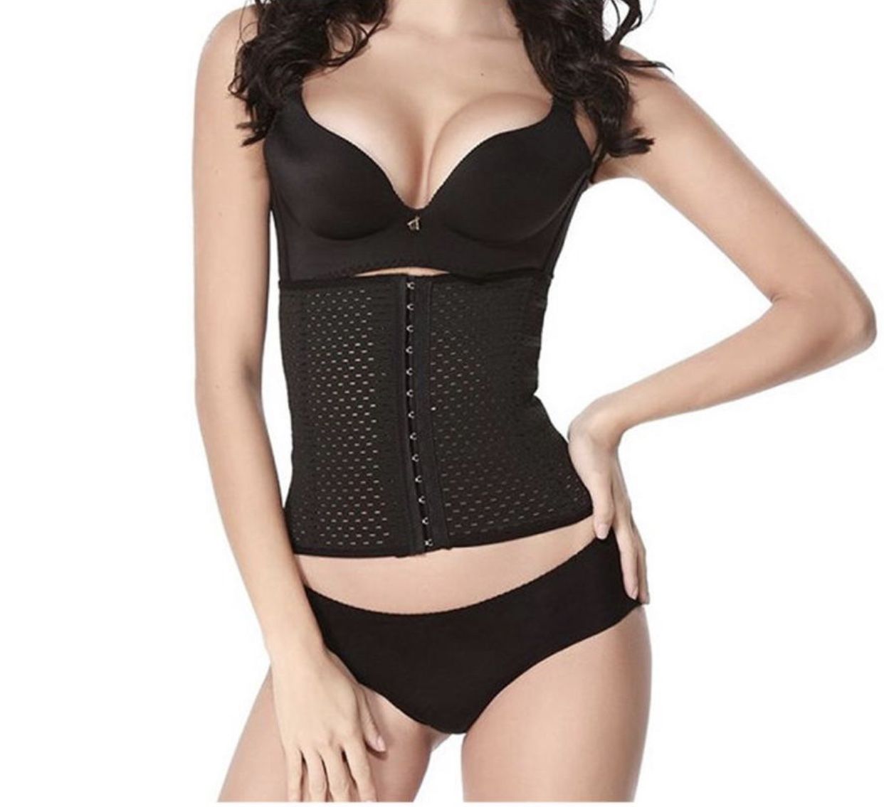 Waist Trainer for Women Corset Cinher Body Shaper with Steel Bones and Extender