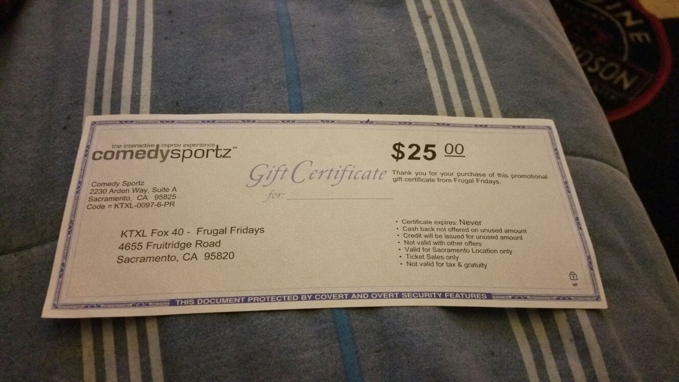 Gift Certificate