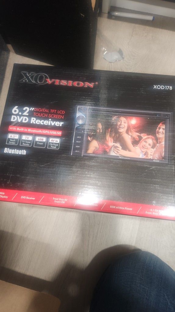 New Xo Vision Double Din Bluetooth DVD Cd 