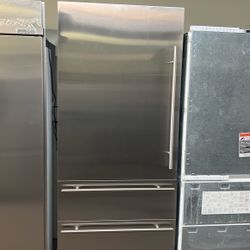 Viking 36”wide Built In Bottom Freezer 7Series Refrigerator Stainless Steel 