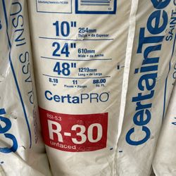 Insulation R30x24 - unfaced for Ceiling or Attic
