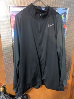Nike Dri FIT full zip up XXXL black and gray