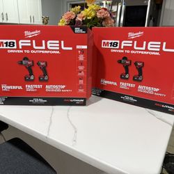 Milwaukee M18 Drill And Impact Set