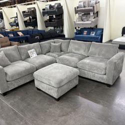 Brand New Sectional With Ottoman Included $549 