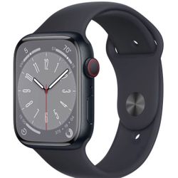 Apple Watch Series 8 GPS AND CULLAUR Midnight color Brand new