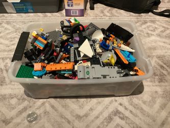 16 lbs mixed LEGO bulk lot – Technic, tote included